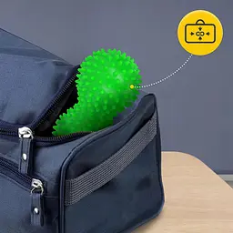 Масажний м'яч подвійний з шипами 4FIZJO Spike+ 7 x 16 см Green (P-5905973403351) - мініатюра 9