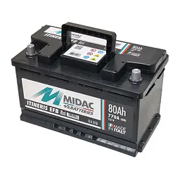 Акумулятор 6СТ-80A MIDAC ITINERIS EFB START STOP, 12V, 80Ah, R EN770А - мініатюра 3