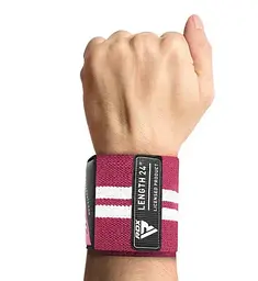 Бинти для зап'ясть (кистьові бинти) RDX W4 PINK 18"-S (WAH-W4P-S) - мініатюра 2