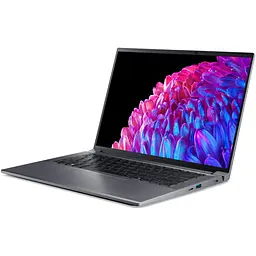Ноутбук Acer Swift X 14 OLED SFX14-72G-5043 з процесором Intel Core Ultra 5 125H pana la 4.5GHz, 14.5'', 2.8K OLED 120Hz, 16GB LPDDR5X RAM, 1TB SSD, NVID Home, Steel сірий - мініатюра 19