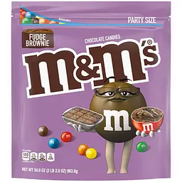 Драже M&m’s Fudge Brownie Milk Chocolate Candy Party Size 963.9 g