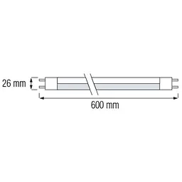Лампа Світлодіодна трубка "LED TUBE - 60" 9W 60cm T8 G13 4000К - мініатюра 3