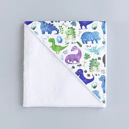 Пелюшка багаторазова Cosas непромокаюча Colorful Dino 70х120 см, фіолетова - мініатюра 2