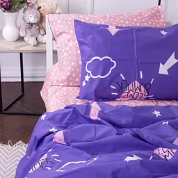 Комплект постільної білизни MirSon Kids Time №137 Nina 2 дитячий - мініатюра 2