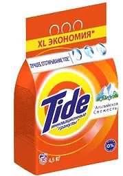 Пральний порошок Tide Альпійська свіжість 4.5 кг - мініатюра 2
