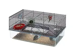 Клітка для гризунів Ferplast Milos Large сіра 58х38х30.5 см 57010617 - мініатюра 6