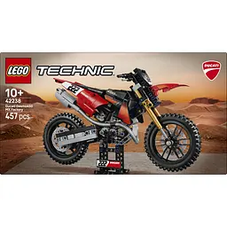 Конструктор LEGO Technic Мотоцикл Ducati Desmo450 MX Factory 457 ел. (42238)