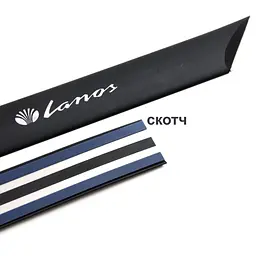 Молдинг кузова для Daewoo Lanos Klimek 270 / гумовий 4 - 2 на крило (Оригінал) - мініатюра 2