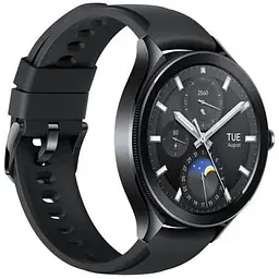 Смарт-годинник Xiaomi Watch 2 Pro BHR7211GL Black Case with Black Fluororubber Strap - мініатюра 2