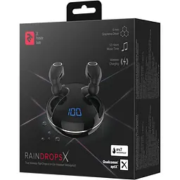 Бездротові навушники 2E RainDrops X True Wireless Black - мініатюра 4