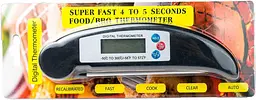 Цифровий термометр Henweit Food Миттєве зчитування Складаний нержавіючий зонд Супер швидкий безпечний для м'яса Барбекю - мініатюра 4