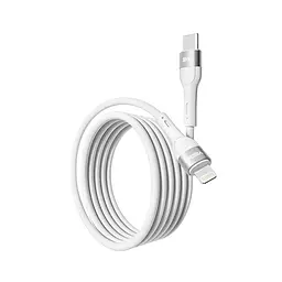 Кабель для заряджання та обміну даними Yoki YK-EX11 EXTRA Series Type-C to Lightning 30W 3A/10V 1.2 m White - мініатюра 5