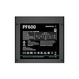 Блок живлення Deepcool 600W PF600 (R-PF600D-HA0B-EU) - мініатюра 3