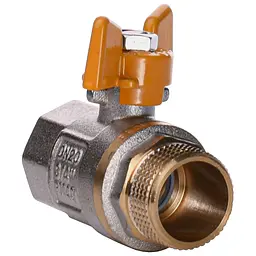 Кран кульовий прямий Q Professional 3/4″ ЗВ ЖБ PN40 QP152 - мініатюра 3