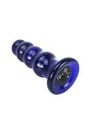 Анальна пробка Radiant Glass Buttplug 11.5 см (синій) - мініатюра 5