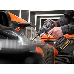 Набір DeWalt McLaren F1 TEAM LIMITED EDITION 18В XR дриль-шурупокрут DCD85 шурупокрут акумуляторний DCF85 акб 2х5А·год ЗП кейс 6.5кг - мініатюра 2