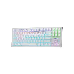 Клавіатура Aula F3032 White keycaps plus 21 Yellow keys KRGD Brown USB UA White (6948391201757) - мініатюра 2