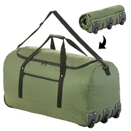 Дорожня сумка TravelZ на колесах Wheelbag 100 Green (603095) (930793) - мініатюра 2
