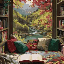 Картина за номерами "Гірська мрія" ©art_selena_ua Ідейка KHO6414, 40х40 см