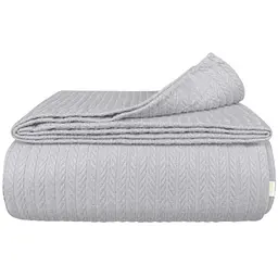 Плед покривало Cosas Smoky Knitted Braid 230х240 см косичка (Blanket_09Smoky_KnittedBraid_230x240)