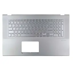Верхня кришка для Asus A712 D712 F712 S712 X712, UA, Silver, (топкейс+клавіатура, 90NB0PI1-R31RU0, Оригінал)
