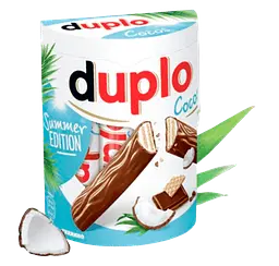 Батончики Ferrero Duplo Cocos 10 шт, 182 г - мініатюра 2