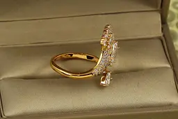 Кільце Xuping Jewelry Пава рояль р 18 золотисте - мініатюра 2