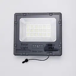 Вуличний LED ліхтар на сонячних батареях Yiwu 31.6x27.8x7.5 см прожектор світлодіодний вуличний 270 LED 300 Вт із сонячною панеллю HP-5-62 - мініатюра 2
