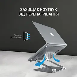 Підставка для ноутбука OfficePro 17,3" Grey (LS111G) - мініатюра 9