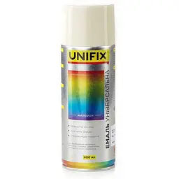 Фарба аерозольна UNIFIX 400мл світло-сірий акрилова універсальна Світло-сірий RAL 7035