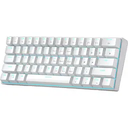 Клавіатура MageGee MK-Star 61 LED Red Switch White (6971969720978-UA) [159844]