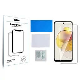 Скло захисне BeCover Motorola Moto G73 3D Crystal Clear Glass (709738) - мініатюра 3