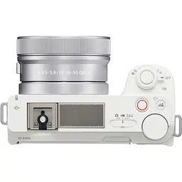 Бездзеркальний фотоапарат Sony ZV-E10 II Kit 16-50mm f3.5-5.6 OSS II White (ZVE10M2KW.CEC) [115277] - мініатюра 5