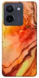 Чохол Demsky Червоний корал мармур для Vivo Y36