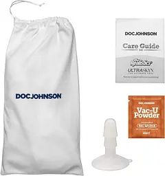 Фалоімітатор, що кінчає Doc Johnson The Realistic Cock ULTRASKYN Squirting 9.5 Inch, 21.6 см - мініатюра 8
