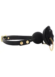 Кляп Taboom Rose Ball Gag with Plug, 4.2 см (чорний) - мініатюра 4