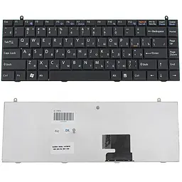 Клавіатура для ноутбука SONY (VGN-FZ series) rus, black - мініатюра 2