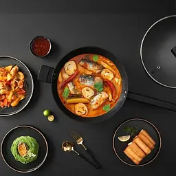 Сковорода ZHIWUZHU Cooking Non-Stick Wok (MJCG0130) [165410] - мініатюра 9