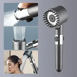 Масажна лійка з обертанням 360° Turbocharged shower head - мініатюра 2