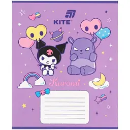 Зошит Kite Hello Kitty, 12 аркушів, коса лінія (HK26-235-2) - мініатюра 6
