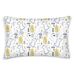 Дитяча постіль Cosas Dreaming Dino без простирадла 110х140 см (DinoContourForest_140_2) - мініатюра 3