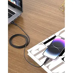 Кабель XO NB230 3A Rock Series TYPE-C Data Cable Білий - мініатюра 5