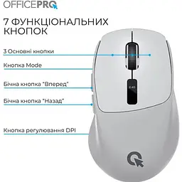 Миша OfficePro M398G Silent Click Wireless Grey [161157] - мініатюра 6
