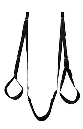 Секс-гойдалка текстильна для дверей Fetish Tentation Door Straps Чорний