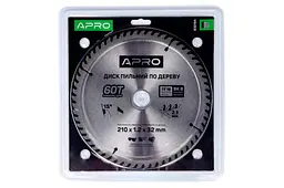 Диск пильний по дереву Apro 210 x 3230мм x 60T - мініатюра 2