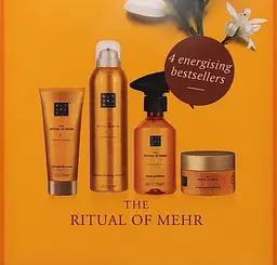 Подарунковий набір Rituals The Ritual Of Mehr Medium Gift Set: аромат для дому Home Perfume 250 мл + гель-піна для душу Foaming Shower Gel 200 мл + скраб для тіла Body Scrub 125 г + крем для тіла Body Cream 100 мл - мініатюра 2