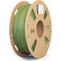 Пластик для 3D друку Gembird, PLA, Matte Green, 1.75 мм, 1 кг (3DP-PLA-01-MTMG)