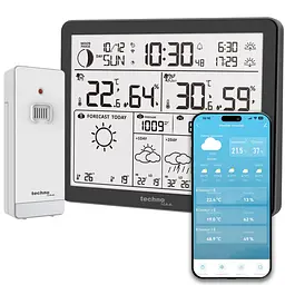 Метеостанція Technoline Tuya Smart/SmartLife WD3000 Black (WD3000) - мініатюра 6