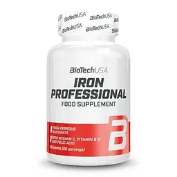 Вітаміни та мінерали BioTech Iron Professional, 60 таблеток