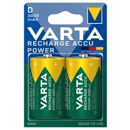 Акумулятор D (LR20) Power NI-MH 3000mAh * 2 Varta (56720101412)